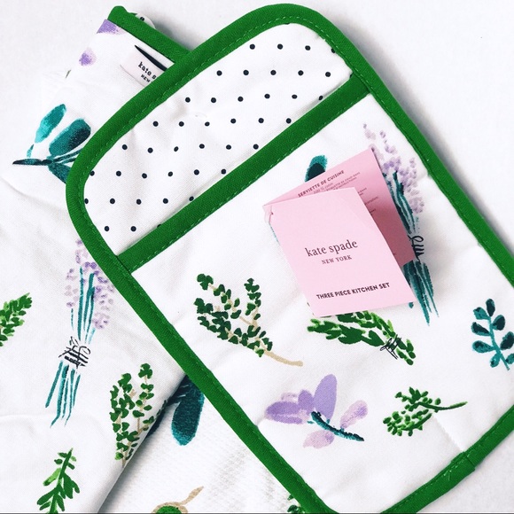 NWT Authentic Kate Spade Three Piece Kitchen Set - Picture 2 of 4